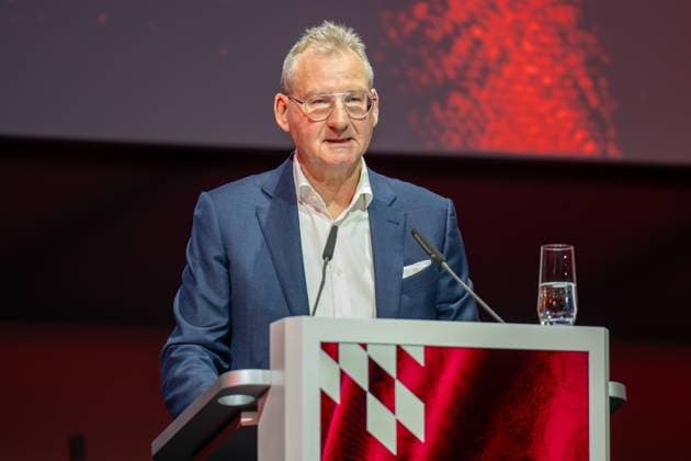 Jan Christian Dreesen, Chairman of the Board of FC Bayern Muenchen AG, Annual General Meeting of FC Bayern Muenchen eV, 2025, 02 11 2025 Muenchen Bayern Germany Copyright: xkolbert-press UlrichxGamelx