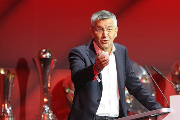 President Herbert Hainer, during his speech Football Annual General Meeting 2025 of FC Bayern München eV 02 11 2025 BMW Park PHOTO Mladen Lackovic LakoPress