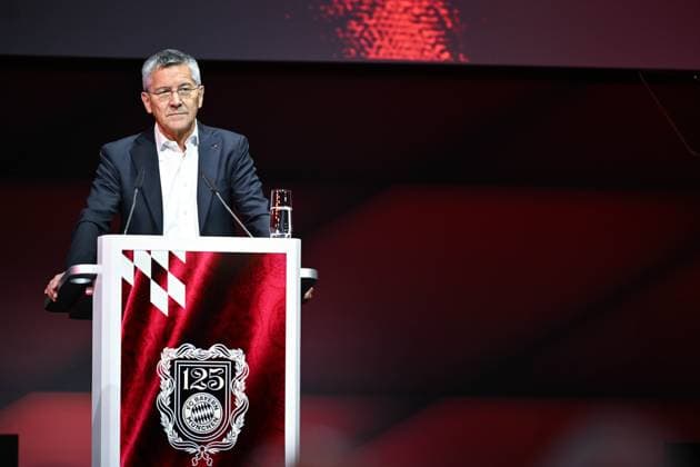 Annual General Meeting of FC Bayern Munich Bayer 04 Leverkusen on 02 11 2025 at BMW Park in Munich Herbert Hainer President Munich MT