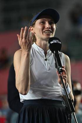 Cristina Bucsa Get Runner-up Of WTA250 Moldovan-Spanish tennis player Cristina Bucsa speaking after a match at the Hong Kong Tennis Open on November 2, 2025 in Hong Kong. (Photo by Kobe Li Nexpher Images) Hong Kong
