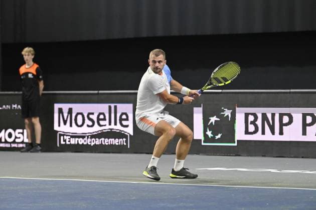 Open de Moselle 2025 - Tennis - ATP, Tennis Herren - Open de Moselle 2025 - 02 11 2025 - Clement Tabur - France MetzFrance  Copyright: xChryslenexCaillaudx xPznewsx