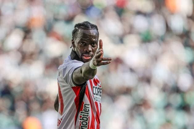 TUMOSAN Konyaspor v Samsunspor - Turkish Super Lig KONYA, TURKIYE - NOVEMBER 2: Samsunspor’s Cherif Ndiaye celebrates after scoring a goal during the Trendyol Super Lig week 11 match between TUMOSAN Konyaspor and Samsunspor at Medas Konya Buyuksehir Stadium in Konya, Turkiye, on November 2, 2025. Serhat Cetinkaya Anadolu Konya Turkey. Editorial use only. Please get in touch for any other usage.  Copyright: x2025xAnadoluxSerhatxCetinkayax