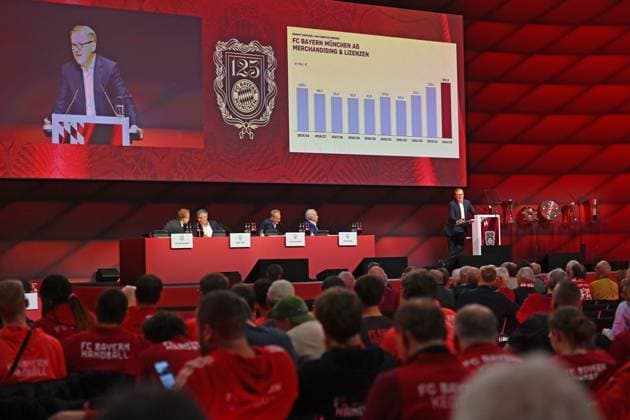 Speech Jan Christian DREESEN Chairman of the Board FCB Overview, Annual General Meeting 2025 of FC Bayern Muenchen e V on 02 11 2025, Rudi Sedlmayer Halle