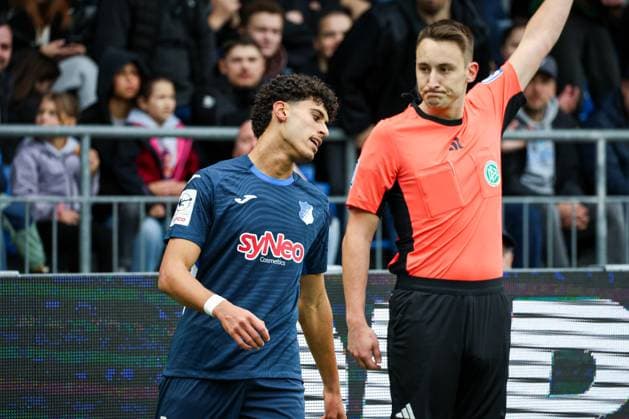 Germany 3 Liga 2025 26, 13 Matchday TSG Hoffenheim II vs SV Waldhof Mannheim, Dietmar Hopp Stadion Sinsheim Ayoube¯AmaimouniEchghouyab Ayoube¯AmaimouniEchghouyab, TSG¯1899¯Hoffenheim¯II, 7 Sinsheim Dietmar Hopp Stadion Baden Württemberg Germany Copyright: xBenedictxChristx