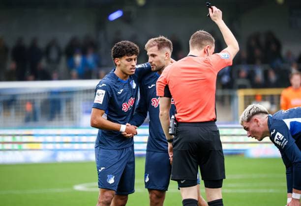 Germany 3 Liga 2025 26, 13 Matchday TSG Hoffenheim II vs SV Waldhof Mannheim, Dietmar Hopp Stadion Sinsheim Ayoube¯AmaimouniEchghouyab Ayoube¯AmaimouniEchghouyab, TSG¯1899¯Hoffenheim¯II, 7 Sinsheim Dietmar Hopp Stadion Baden Württemberg Germany Copyright: xBenedictxChristx