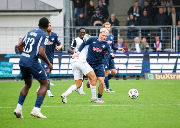 Germany 3 Liga 2025 26, 13 Matchday TSG Hoffenheim II vs SV Waldhof Mannheim, Dietmar Hopp Stadion Sinsheim Paul¯Hennrich Paul¯Hennrich, TSG¯1899¯Hoffenheim¯II, 11 Sinsheim Dietmar Hopp Stadion Baden Württemberg Germany Copyright: xBenedictxChristx