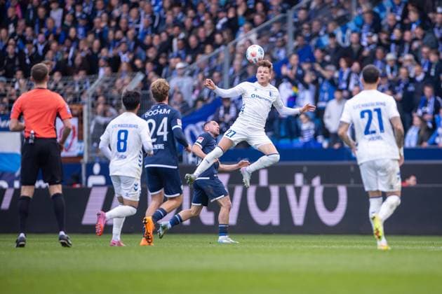 02 11 2025, 2 Bundesliga, Matchday 11, VfL Bochum 1848 1 FC Magdeburg, Philipp Hercher 1 FC Magdeburg , Bochum Vonovia Ruhrstadion NRW Germany xRHR PHOTO DEx Copyright: DennisxEwert RHR-FOTOx RHR-FOTO DE
