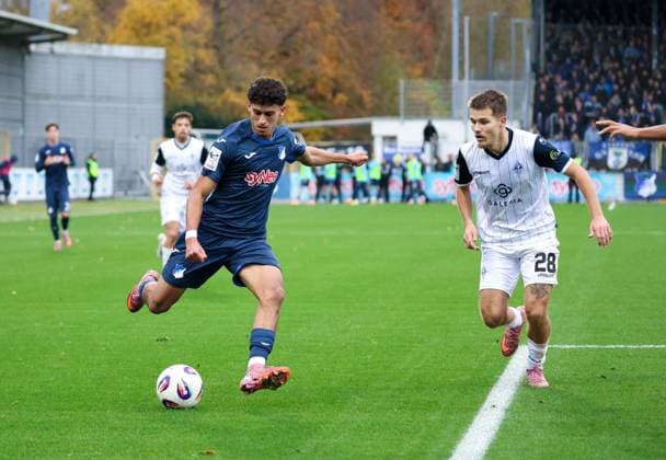 Germany 3 Liga 2025 26, 13 Matchday TSG Hoffenheim II vs SV Waldhof Mannheim, Dietmar Hopp Stadion Sinsheim Ayoube¯AmaimouniEchghouyab Ayoube¯AmaimouniEchghouyab, TSG¯1899¯Hoffenheim¯II, 7 Sinsheim Dietmar Hopp Stadion Baden Württemberg Germany Copyright: xBenedictxChristx