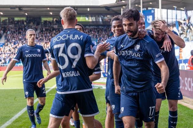 02 11 2025, 2 Bundesliga, Matchday 11, VfL Bochum 1848 1 FC Magdeburg, Gerrit Holtmann VfL Bochum 1848 celebrates the goal for 2 0, Bochum Vonovia Ruhrstadion NRW Germany xRHR PHOTO DEx Copyright: DennisxEwert RHR-FOTOx RHR-FOTO DE