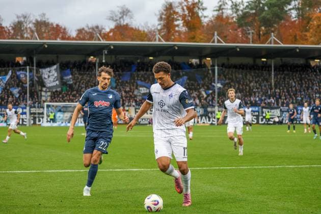 Germany 3 Liga 2025 26, 13 Matchday TSG Hoffenheim II vs SV Waldhof Mannheim, Dietmar Hopp Stadion Sinsheim Samuel Abifade, SV Waldhof Mannheim, 17 Sinsheim Dietmar Hopp Stadion Baden Württemberg Germany Copyright: xBenedictxChristx