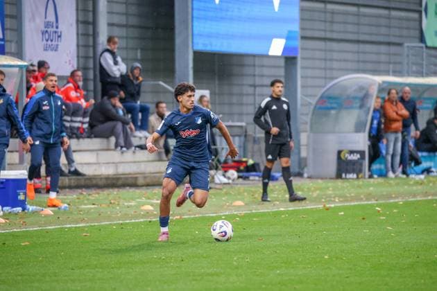 Germany 3 Liga 2025 26, 13 Matchday TSG Hoffenheim II vs SV Waldhof Mannheim, Dietmar Hopp Stadion Sinsheim Ayoube¯AmaimouniEchghouyab Ayoube¯AmaimouniEchghouyab, TSG¯1899¯Hoffenheim¯II, 7 Sinsheim Dietmar Hopp Stadion Baden Württemberg Germany Copyright: xBenedictxChristx