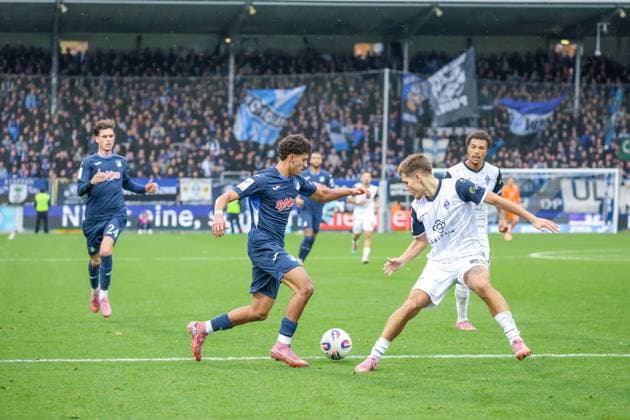 Germany 3 Liga 2025 26, 13 Matchday TSG Hoffenheim II vs SV Waldhof Mannheim, Dietmar Hopp Stadion Sinsheim Ayoube¯AmaimouniEchghouyab Ayoube¯AmaimouniEchghouyab, TSG¯1899¯Hoffenheim¯II, 7 Sinsheim Dietmar Hopp Stadion Baden Württemberg Germany Copyright: xBenedictxChristx