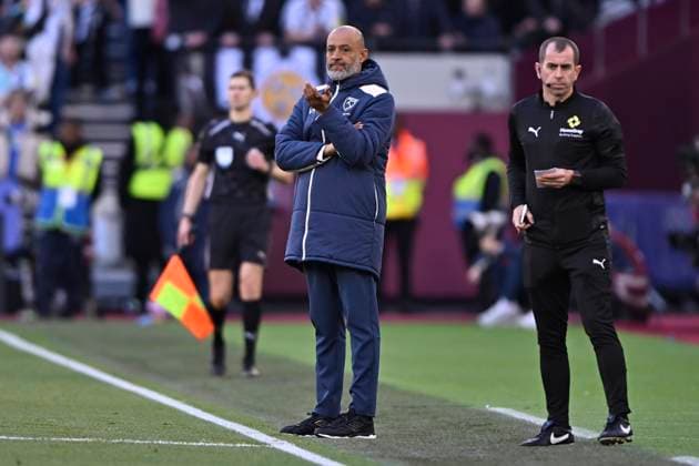 West Ham vs Newcastle Premier Lerague Nuno Espirito Santo Manager of West Ham United during the West Ham vs Newcastle Utd, Premier League match at the London Stadium Stratford. London The London Stadium UK Copyright: xMartinxDaltonx WestHam_vs_Newcastle_021125_MD_010