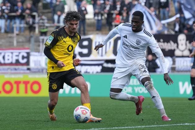 Sunday, 02 11 2025 Season 2025 2026 14 Matchday Regionalliga West at Stadion Rote Erde, Dortmund, Germany BV Borussia Dortmund U23 1 FC Bocholt Babis Charalampos Drakas BVB