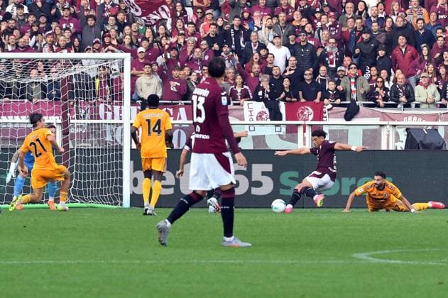 Foto IPP Massimo Rana Torino 02-11-2025 Calcio Campionato di Serie A 2025 2026 Torino-Pisa nella foto gol che adams Italy Photo Press - World Copyright italy ITALY  Copyright: xR4924_italyphotopressx