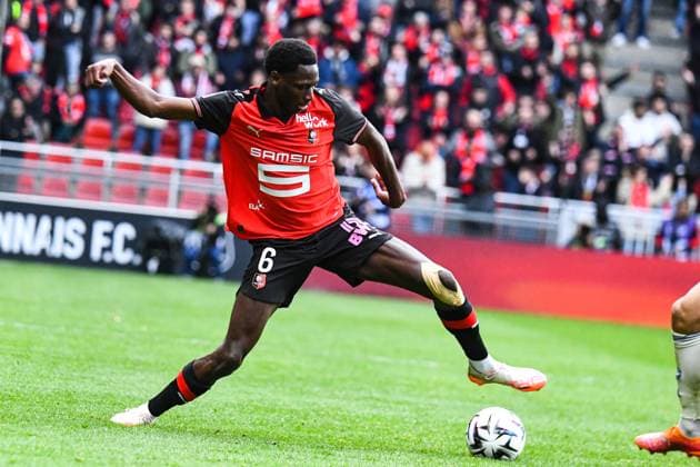 FOOTBALL : Stade Rennais vs RC Strasbourg - Ligue 1 - JournÃ e 11 - 02 11 2025 Djaoui Cisse (Stade Rennais) RennesFrance  Copyright: xBaptistexAutissierx