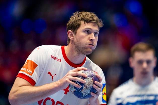 Handball, Golden League Denmark Faeroyene 39 24 Trondheim, Norway 20251102 Denmarks Magnus Landin Jacobsen during the Golden League handball match between Denmark and Faeroyene in Trondheim Spektrum Photo Ole Martin Wold NTB Trondheim Norway EDITORIAL USE ONLY RESTRICTED USE FOR BETTING COMPANIES  Copyright: xOlexMartinxWoldx xNTBx