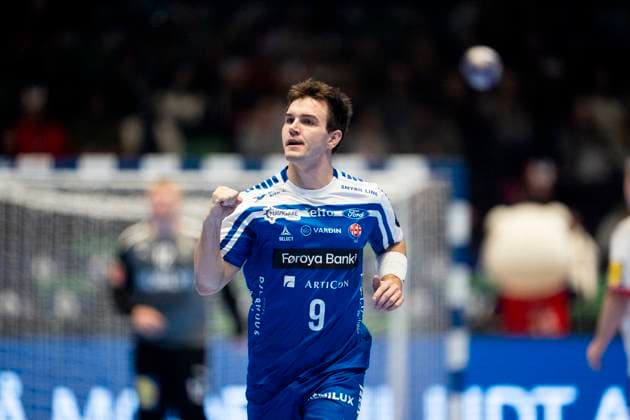 Handball, Golden League Denmark Faeroyene 39 24 Trondheim, Norway 20251102 FaeroyenesRoi Berg Hansen during the Golden League handball match between Denmark and Faeroyene in Trondheim Spektrum Photo Ole Martin Wold NTB Trondheim Norway EDITORIAL USE ONLY RESTRICTED USE FOR BETTING COMPANIES  Copyright: xOlexMartinxWoldx xNTBx