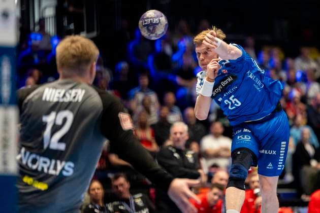 Handball, Golden League Denmark Faeroyene 39 24 Trondheim, Norway 20251102 Faeroyenes Vilhelm Poulsen during the Golden League handball match between Denmark and Faeroyene in Trondheim Spektrum Photo Ole Martin Wold NTB Trondheim Norway EDITORIAL USE ONLY RESTRICTED USE FOR BETTING COMPANIES  Copyright: xOlexMartinxWoldx xNTBx