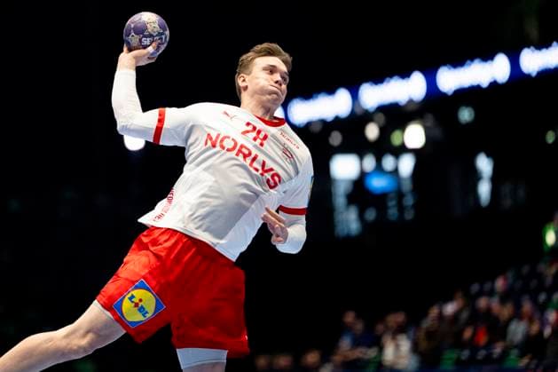 Handball, Golden League Denmark Faeroyene 39 24 Trondheim, Norway 20251102 Denmarks Lasse B Andersson during the Golden League handball match between Denmark and Faeroyene in Trondheim Spektrum Photo Ole Martin Wold NTB Trondheim Norway EDITORIAL USE ONLY RESTRICTED USE FOR BETTING COMPANIES  Copyright: xOlexMartinxWoldx xNTBx