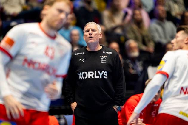 Handball, Golden League Denmark Faeroyene 39 24 Trondheim, Norway 20251102 Denmarks Nikolaj Jacobsen during the Golden League handball match between Denmark and Faeroyene in Trondheim Spektrum Photo Ole Martin Wold NTB Trondheim Norway EDITORIAL USE ONLY RESTRICTED USE FOR BETTING COMPANIES  Copyright: xOlexMartinxWoldx xNTBx