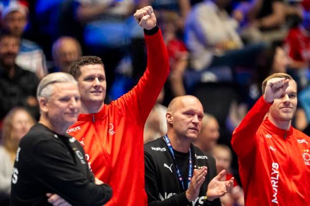 Handball, Golden League Denmark Faeroyene 39 24 Trondheim, Norway 20251102 Denmarks Kevin Kam Moller during the Golden League handball match between Denmark and Faeroyene in Trondheim Spektrum Photo Ole Martin Wold NTB Trondheim Norway EDITORIAL USE ONLY RESTRICTED USE FOR BETTING COMPANIES  Copyright: xOlexMartinxWoldx xNTBx