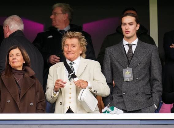 Sir Rod Stewart during the Premier Sports Cup Semi Final match between Celtic & Rangers at Hampden Park, Glasgow, UK on Sunday 02 November 2025. Celtic v Rangers, William Hill Scottish Premiership, Football, Celtic Park, Glasgow, Scotland, UK - 02 Nov 2025Glasgow Celtic Park United Kingdom EDITORIAL USE ONLY No use with unauthorised audio, video, data, fixture lists, club league logos or live services. Online in-match use limited to 120 images, no video emulation. No use in betting, games or single club league player publications. Copyright: xStuartxWallace Shutterstockx 15641488cq