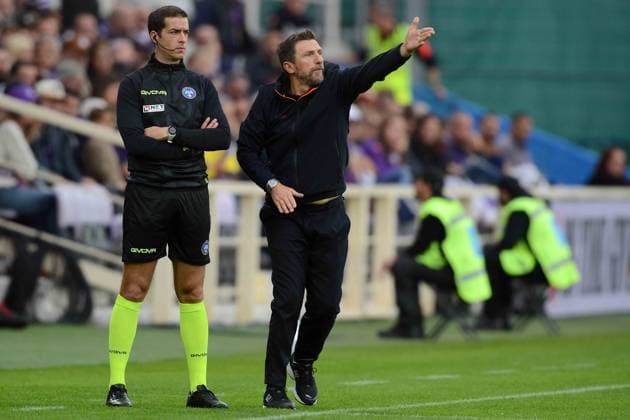 Foto IPP Giacomo Morini Firenze 02 11 2025 Campionato di calcio di serie A 2025 2026 Acf Fiorentina vs Us Lecce. nella foto: Eusebio Di Francesco. italy ITALY  Copyright: xR4924_italyphotopressx