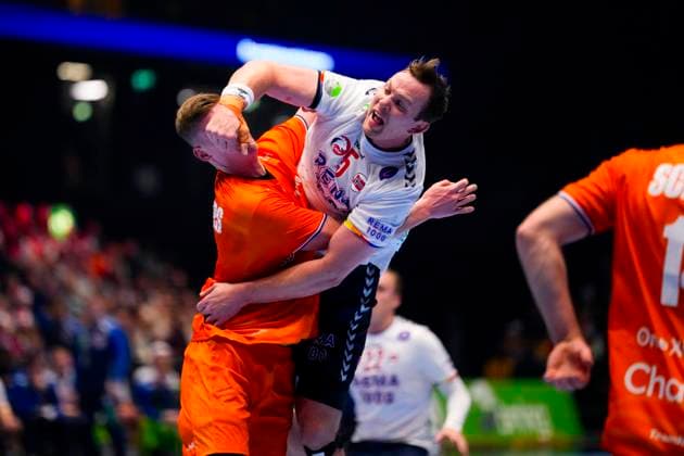 Handball, Golden League Norway Netherlands Trondheim 20251102 Norways Sander Sagosen in the Golden League handball match between Norway and the Netherlands in Trondheim Spektrum Photo Ole Martin Wold NTB Trondheim Norway EDITORIAL USE ONLY RESTRICTED USE FOR BETTING COMPANIES  Copyright: xOlexMartinxWoldx xNTBx