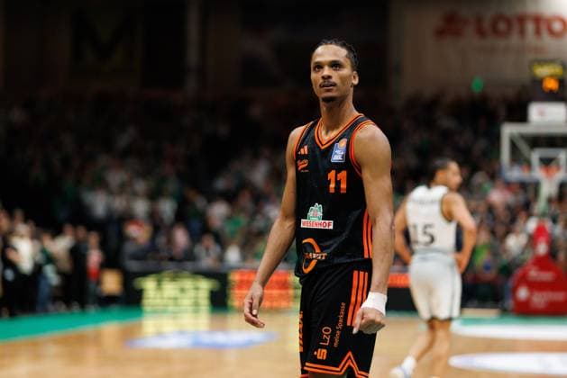 Alonzo Verge Jr Rasta Vechta disappointed, Vet Concept Gladiators Trier vs Rasta Vechta, Basketball, easyCredit BBL, Matchday 6, Season 2025 2026, 02 11 2025 Vet Concept Gladiators Trier vs Rasta Vechta, Basketball, easyCredit BBL, Matchday 6, Season 2025 2026, 02 11 2025 Copyright: xEibner-Pressefoto AlexanderxNeisx EP_ANS