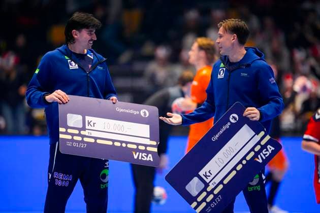 Handball, Golden League Norway Netherlands Trondheim 20251102 The Golden League handball match between Norway and the Netherlands in Trondheim Spektrum Photo Ole Martin Wold NTB Trondheim Norway EDITORIAL USE ONLY RESTRICTED USE FOR BETTING COMPANIES  Copyright: xOlexMartinxWoldx xNTBx