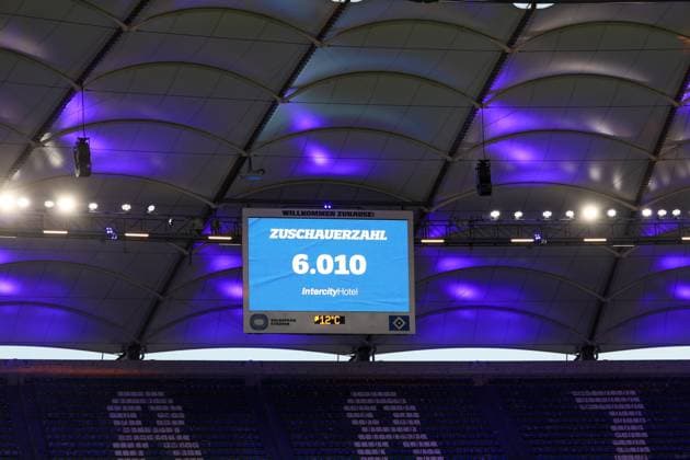 Hamburg, Germany 02 November 2025 1 BL Women 2025 2026 Hamburger SV vs Eintracht Frankfurt In the picture Symbolic image Number of spectators 6 010 DFB regulations prohibit any use of photographs as image sequences and or quasi video Volksparkstadion Hamburg Copyright: xFotostandx xFantinix