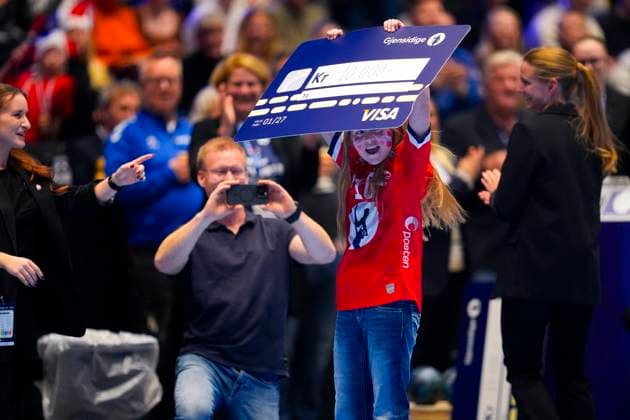 Handball, Golden League Norway Netherlands Trondheim 20251102 The Golden League handball match between Norway and the Netherlands in Trondheim Spektrum Photo Ole Martin Wold NTB Trondheim Norway EDITORIAL USE ONLY RESTRICTED USE FOR BETTING COMPANIES  Copyright: xOlexMartinxWoldx xNTBx