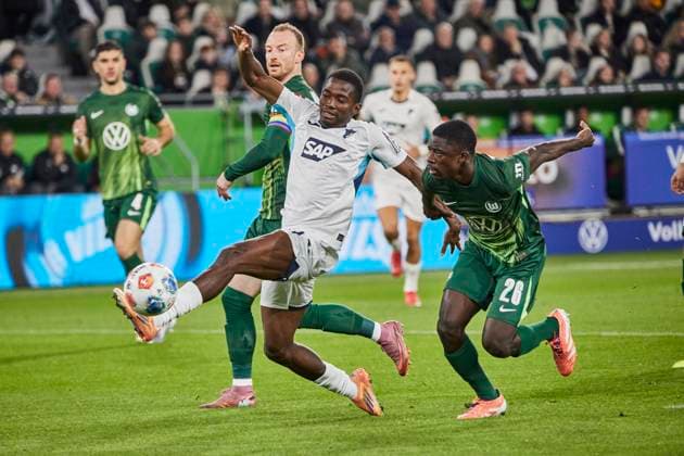 Football, 1st BL, VfL Wolfsburg - TSG Hoffenheim