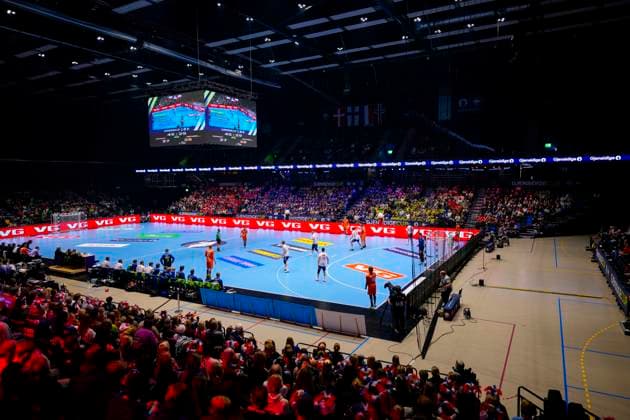 Handball, Golden League Norway Netherlands Trondheim 20251102 The Golden League handball match between Norway and the Netherlands in Trondheim Spektrum Photo Ole Martin Wold NTB Trondheim Norway EDITORIAL USE ONLY RESTRICTED USE FOR BETTING COMPANIES  Copyright: xOlexMartinxWoldx xNTBx