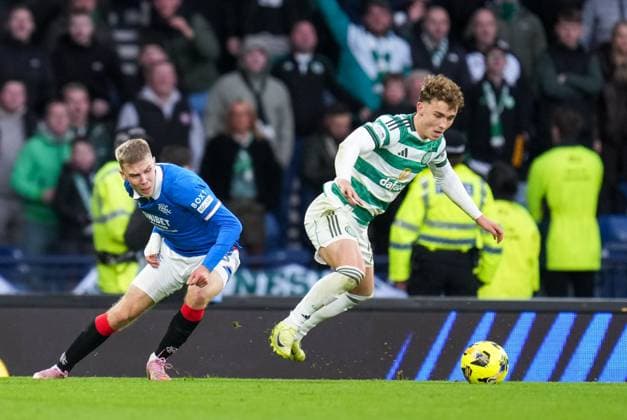 Oliver Antman of Rangers beaten by Callum Osmand of Celtic during extra-time in the Premier Sports Cup Semi Final match between Celtic & Rangers at Hampden Park, Glasgow, UK on Sunday 02 November 2025. Celtic v Rangers, William Hill Scottish Premiership, Football, Celtic Park, Glasgow, Scotland, UK - 02 Nov 2025Glasgow Celtic Park United Kingdom EDITORIAL USE ONLY No use with unauthorised audio, video, data, fixture lists, club league logos or live services. Online in-match use limited to 120 images, no video emulation. No use in betting, games or single club league player publications. Copyright: xStuartxWallace Shutterstockx 15641488ew