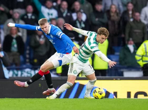 Oliver Antman of Rangers beaten by Callum Osmand of Celtic during extra-time in the Premier Sports Cup Semi Final match between Celtic & Rangers at Hampden Park, Glasgow, UK on Sunday 02 November 2025. Celtic v Rangers, William Hill Scottish Premiership, Football, Celtic Park, Glasgow, Scotland, UK - 02 Nov 2025Glasgow Celtic Park United Kingdom EDITORIAL USE ONLY No use with unauthorised audio, video, data, fixture lists, club league logos or live services. Online in-match use limited to 120 images, no video emulation. No use in betting, games or single club league player publications. Copyright: xStuartxWallace Shutterstockx 15641488eu
