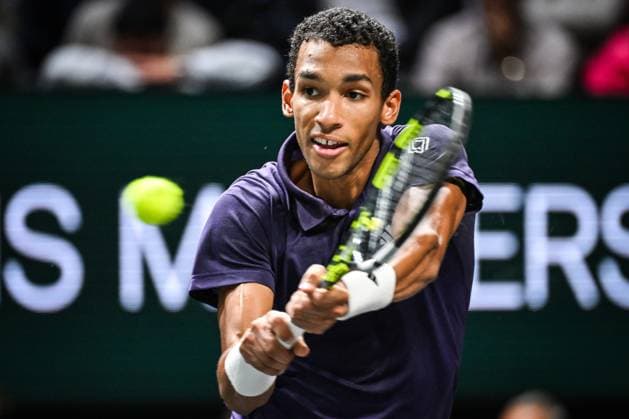 November 2, 2025, Nanterre, France, France: Felix AUGER-ALIASSIME of Canada during the seventh day of the Rolex Paris Masters 1000 tennis tournament at Accor Arena on November 02, 2025 in Nanterre near Paris, France. Nanterre France - ZUMAm308 20251102_zsp_m308_011 Copyright: xMatthieuxMirvillex