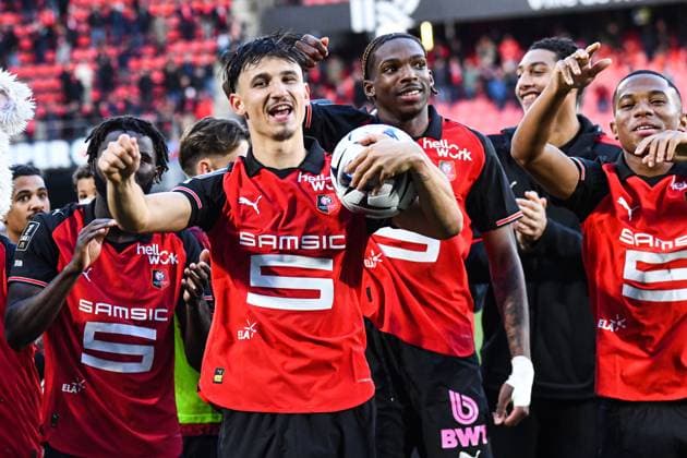FOOTBALL : Stade Rennais vs RC Strasbourg - Ligue 1 - JournÃ e 11 - 02 11 2025 Esteban Lepaul (Stade Rennais) RennesFrance  Copyright: xBaptistexAutissierx