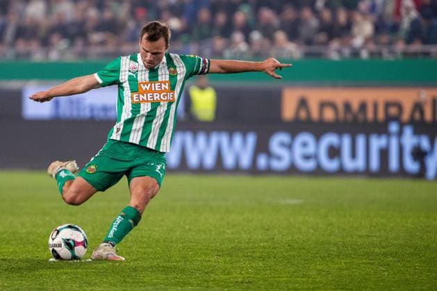 SOCCER - BL, Rapid vs Sturm VIENNA,AUSTRIA,02.NOV.25 - SOCCER - ADMIRAL Bundesliga, SK Rapid Wien vs SK Sturm Graz. Image shows Matthias Seidl (Rapid).  GEPAxpictures xPhilippxBrem