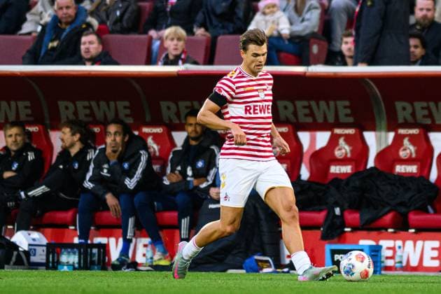 COLOGNE, GERMANY - 2 NOVEMBER, 2025: Joel Schmied - The football match of Bundesliga 1.FC Koeln vs Hamburger SV at Rhein Energie Stadion.  Copyright: xVITALIIxKLIUIEVx