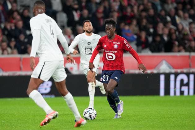 Lille OSC v Angers SCO - Ligue 1 McDonald s 2025 2026 27 Felix CORREIA (losc) during the Ligue 1 McDonald s match between Lille OSC and Angers SCO at Stade Pierre Mauroy on November 2, 2025 in Lille, France. Lille France  Copyright: xFEPx 776348188