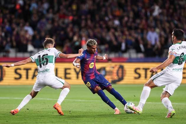 Football, Spain, FC Barcelona - FC Elche