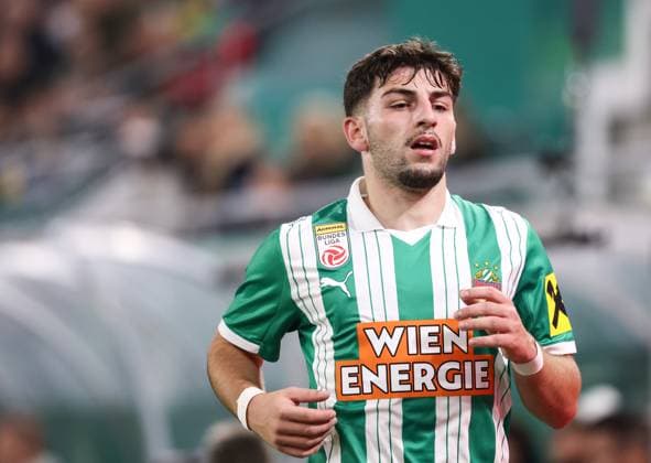 SOCCER - BL, Rapid vs Sturm VIENNA,AUSTRIA,02.NOV.25 - SOCCER - ADMIRAL Bundesliga, SK Rapid Wien vs SK Sturm Graz. Image shows Furkan Demir (Rapid).  GEPAxpictures xArminxRauthner