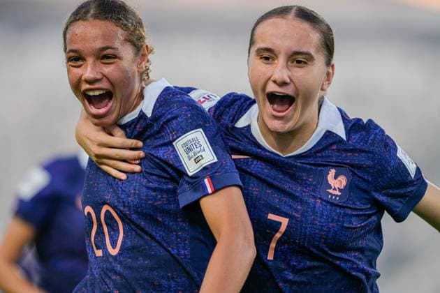 France v Netherlands: Group A - FIFA U-17 Women s World Cup Morocco 2025 20 Laboucarie (Forward) of France U-17 celebrates the goal of 2-0 during the FIFA U-17 Women s World Cup Morocco 2025 quarter-final match between France and Netherlands in Rabat, Morocco, on November 1, 2025, at the Olympic Stadium Rabat Morocco  Copyright: xAndreaxxAmatox originalFilename:amato-notitle251102_npZ3w.jpg