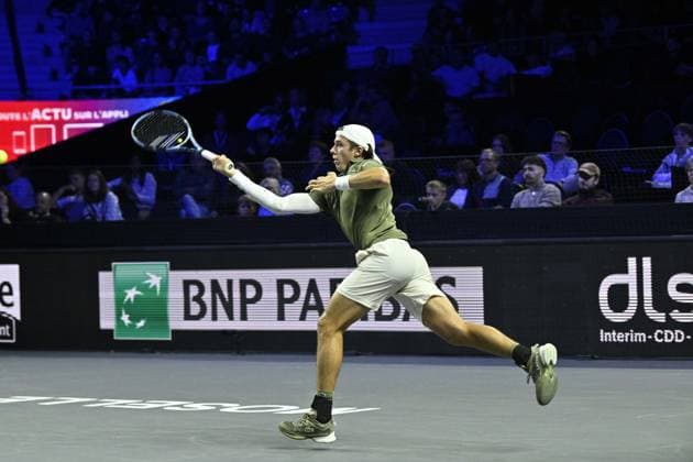 Open de Moselle 2025 - Tennis - ATP, Tennis Herren - Open de Moselle 2025 - 02 11 2025 - Arthur Cazaux - France MetzFrance  Copyright: xChryslenexCaillaudx xPznewsx