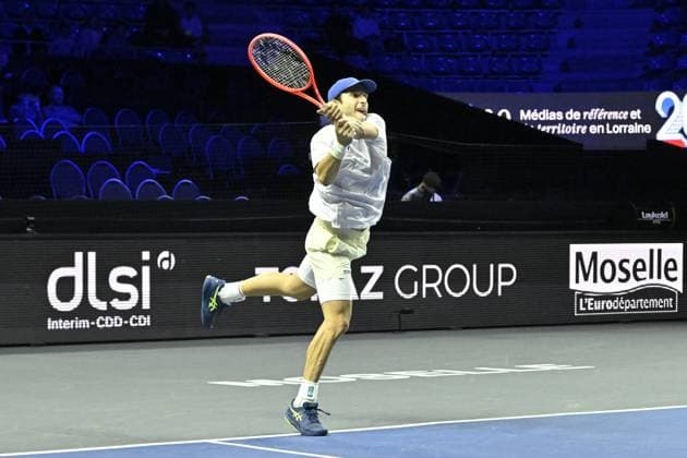 Open de Moselle 2025 - Tennis - ATP, Tennis Herren - Open de Moselle 2025 - 02 11 2025 - Francesco Passaro - Italie MetzFrance  Copyright: xChryslenexCaillaudx xPznewsx