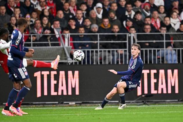 Stade Brestois 29 v Olympique Lyonnais - Ligue 1 McDonald s 23 Tyler MORTON (ol) during the Ligue 1 McDonald s match between Stade Brestois 29 and Olympique Lyonnais at Stade Francis Le Ble on November 2, 2025 in Brest, France. Brest France  Copyright: xFEPx 776348191