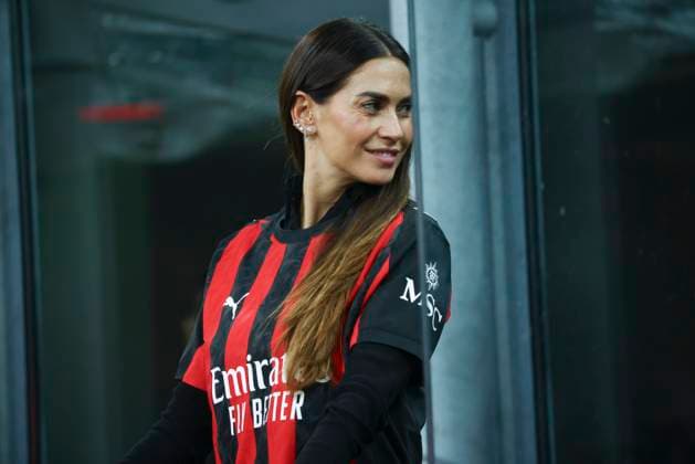 AC Milan v AS Roma - Serie A Melissa Satta is seen during the Serie A match between AC Milan and AS Roma at Giuseppe Meazza stadium in Milano, Italy, on November 2, 2025. Milano Italy  Copyright: xMairoxCinquettix originalFilename:cinquetti-acmilanv251102_npbJn.jpg