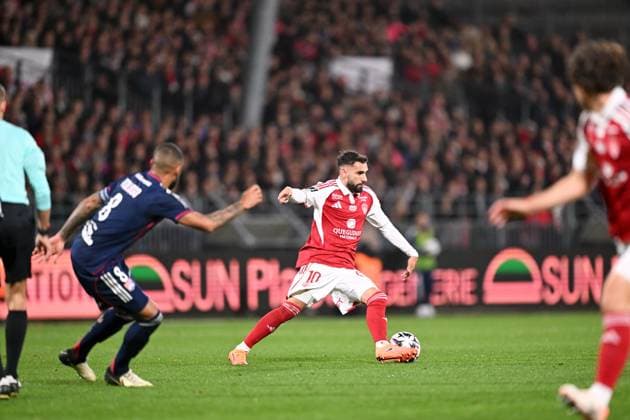 Football, France, Stade Brest - Olympique Lyon